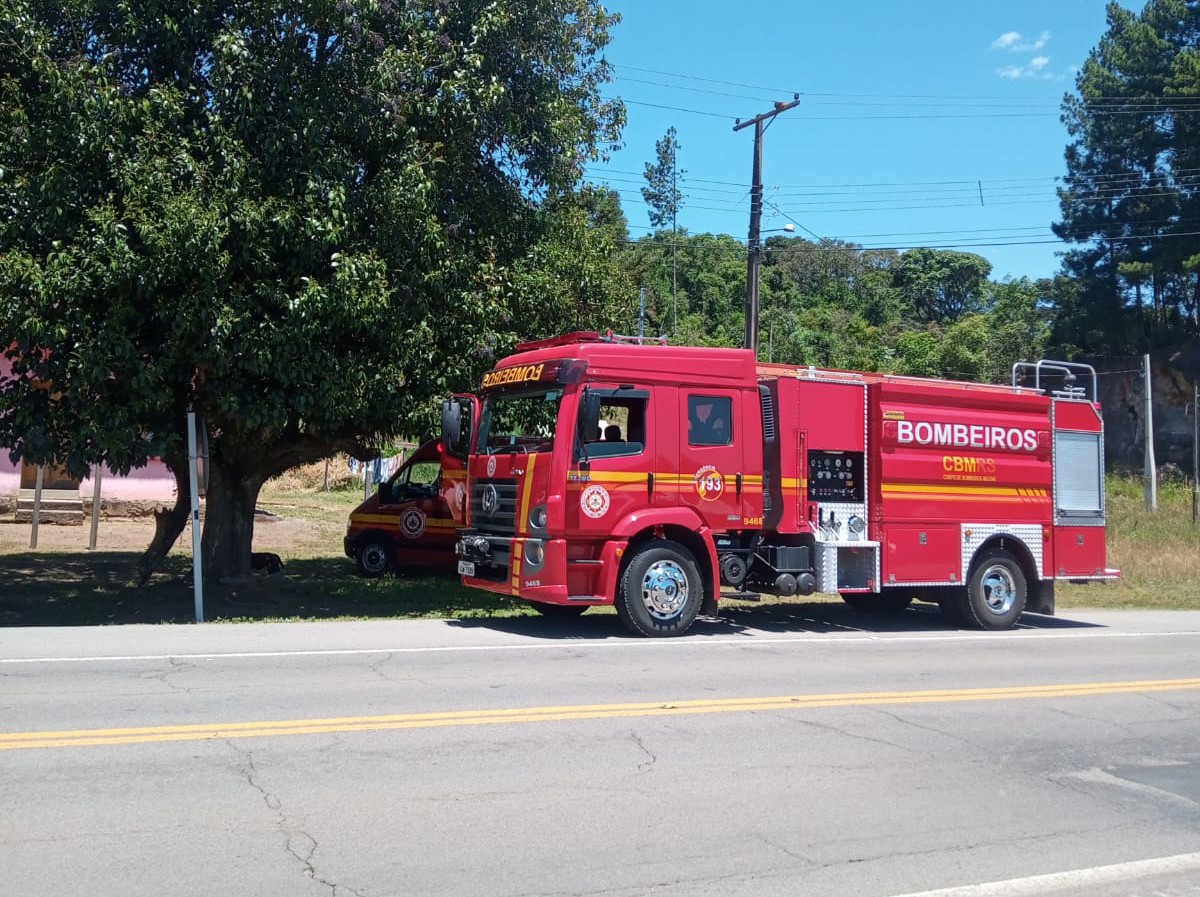 Bombeiros registraram princípio de incêndio em Pedras Brancas nesta sexta