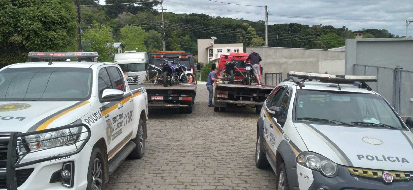 Brigada Militar: 25 autos de infração em 5 motocicletas