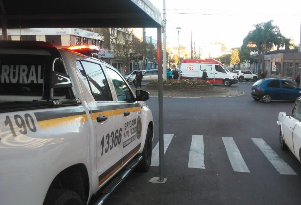 Menor se envolveu em acidente na Avenida esta manhã, em São Marcos