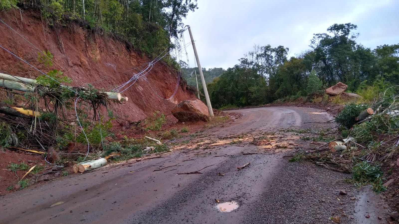 Trânsito liberado na Estrada 500, na Linha Zamoner