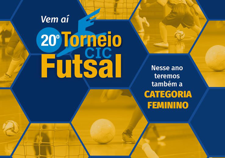 Torneio CIC de Futsal terá 18 equipes entre masculino e feminino