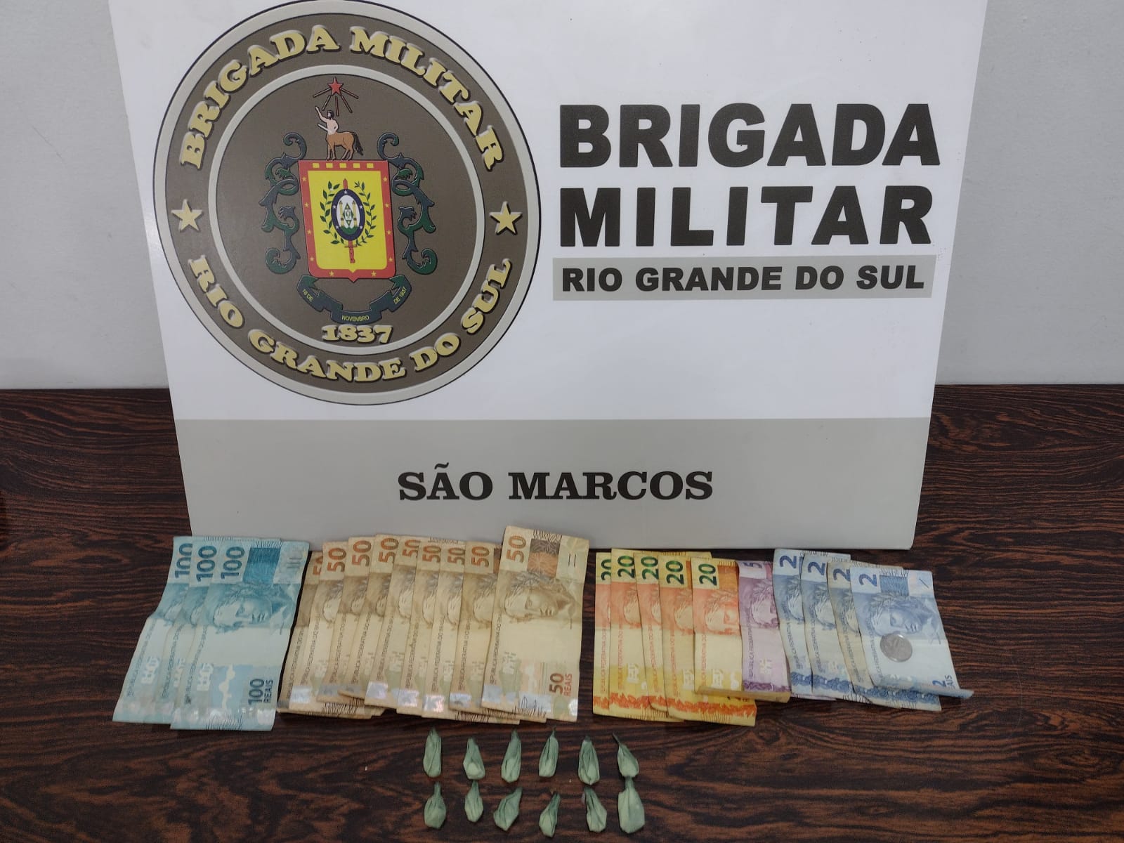 Motociclista foi preso por tráfico de drogas em São Marcos