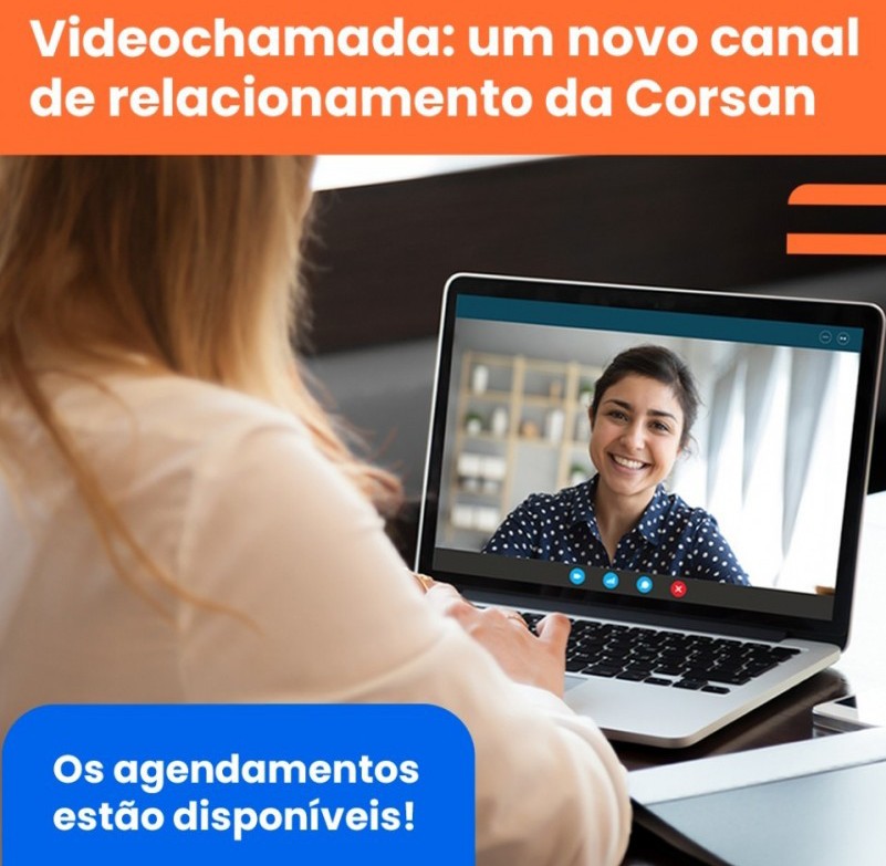 Corsan lança novo atendimento por videochamada