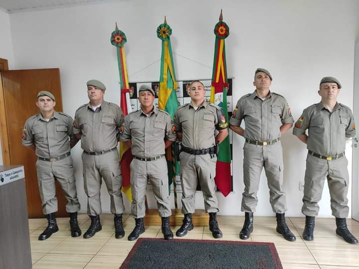 36º BPM recebe sete novos sargentos, sendo um para São Marcos
