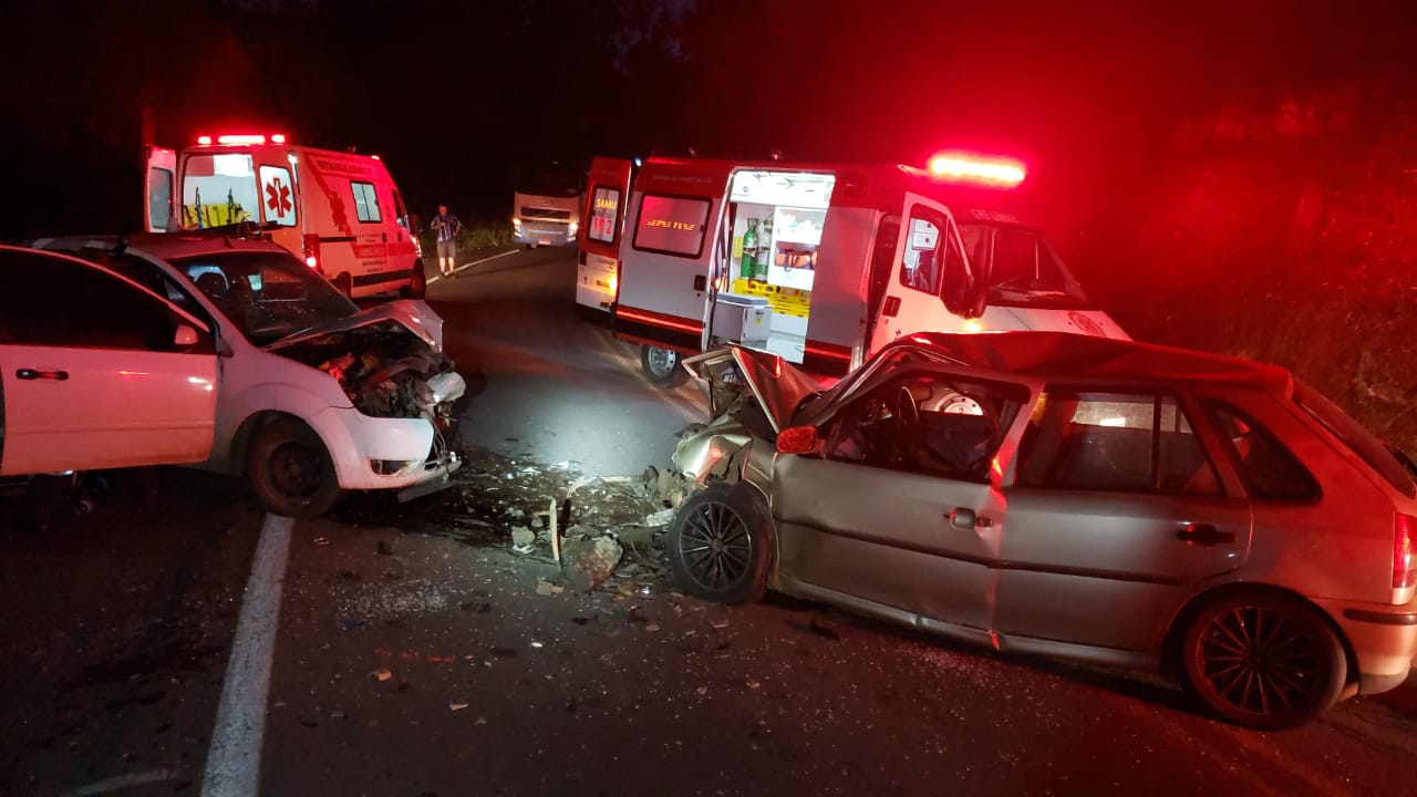 Acidente deixa 4 gravemente feridos na BR 116 em São Marcos