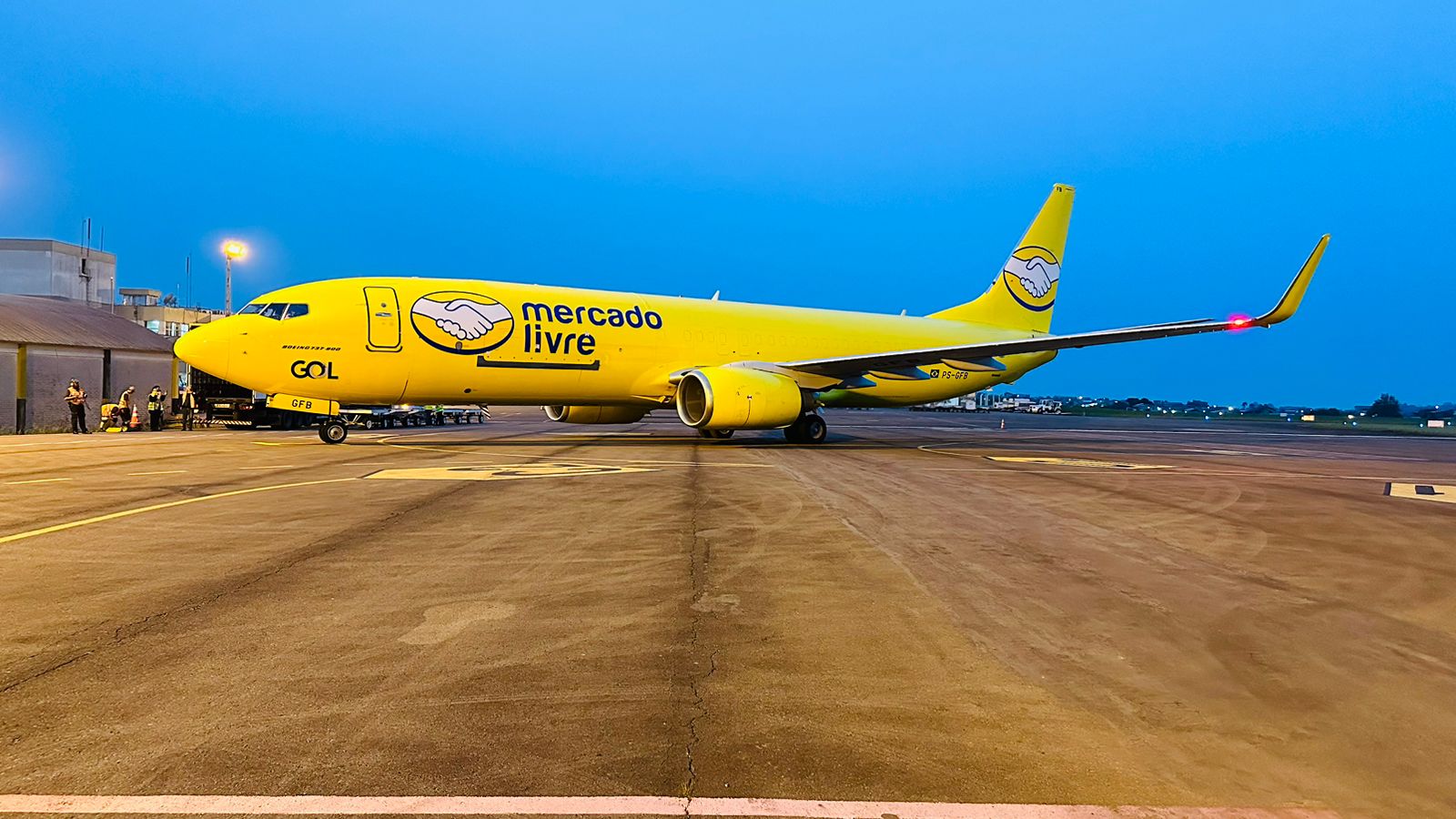 Aeroporto Hugo Cantergiani recebe primeiro voo cargueiro em Caxias do Sul