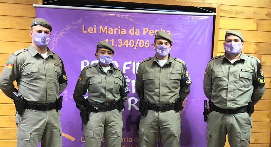 Soldado da BM de São Marcos conclui curso de Capacitação Patrulha Maria da Penha