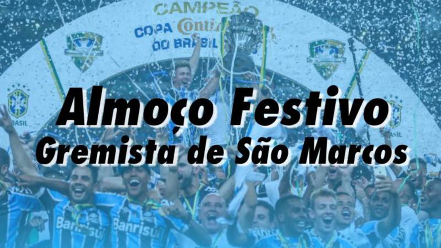 Gremistas tem encontro marcado em São Marcos neste domingo (5)