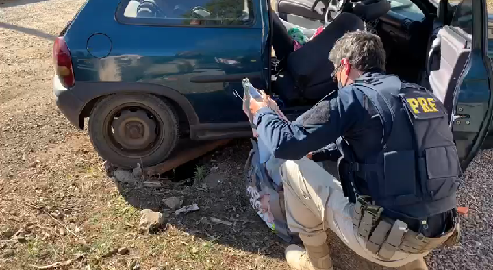 PRF prende três mulheres em São Marcos e recupera roupas furtadas em Vacaria