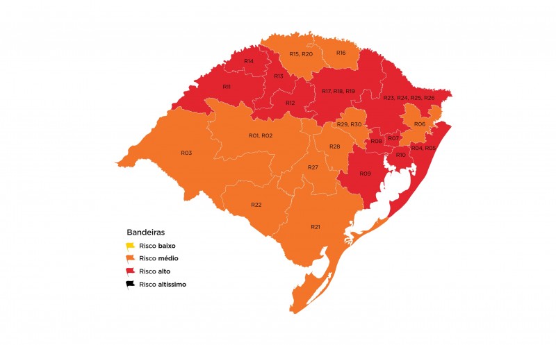 Serra foi classificada em bandeira vermelha no mapa de Distanciamento Controlado