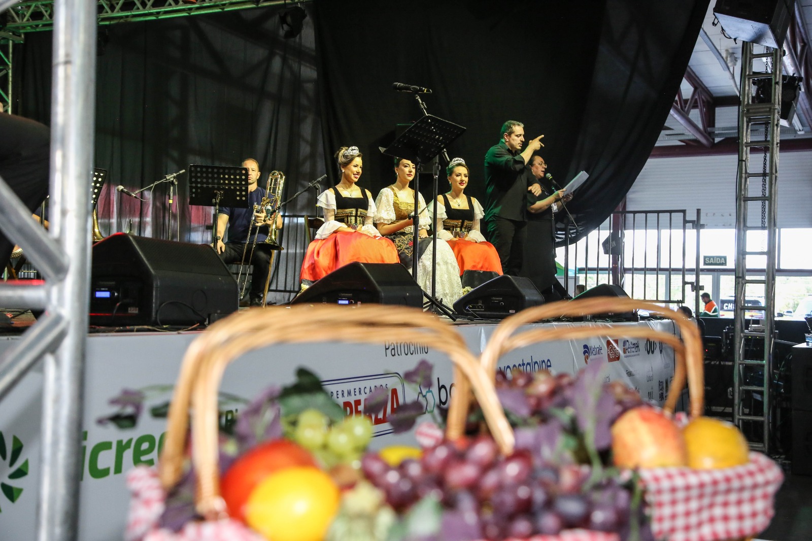 Solenidade marca a abertura da 4ª Festa das Colheitas, em Caxias do Sul