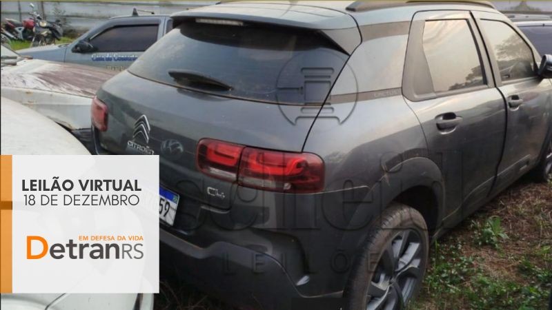 Leilão do Detran tem C4 Cactus com lance mínimo de R$ 12.900 e BMW/F750  a partir de R$ 6.900