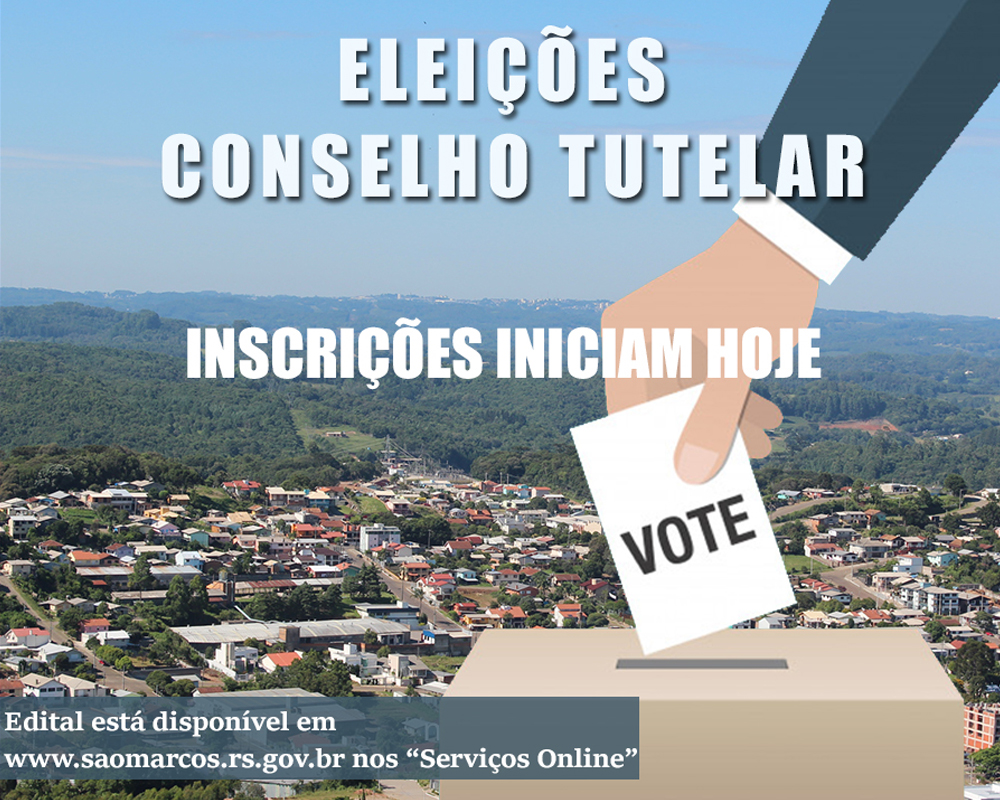Processo de eleição dos membros do Conselho Tutelar inicia hoje (5)