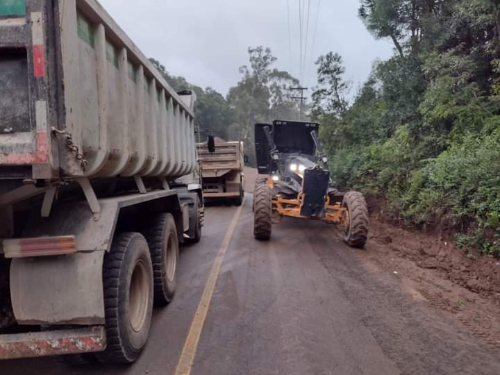 Alteração no trânsito na Estrada dos Panassol, em Campestre da Serra
