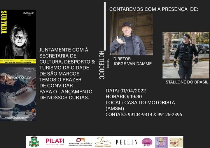 São-marquenses poderão assistir a dois curtas- metragens nesta sexta-feira (1)