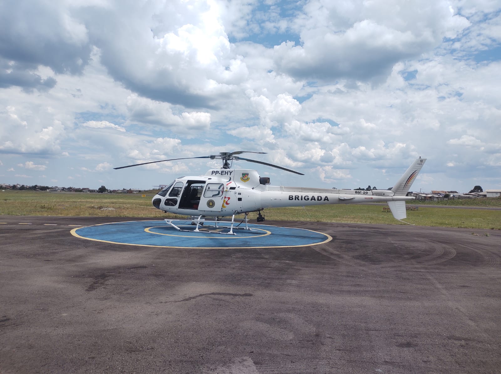 Novos capitães do 36° BPM fazem sobrevoo de helicóptero na área do batalhão