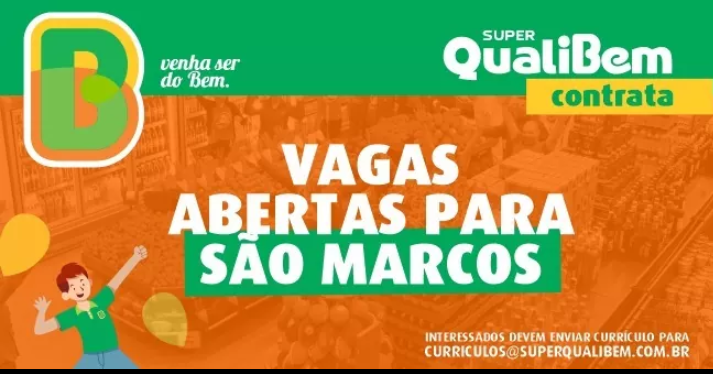 QualiBem São Marcos tem vagas de emprego disponíveis