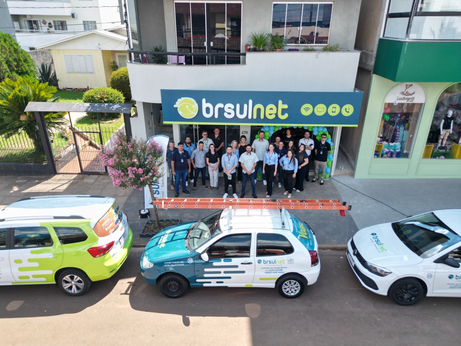 Brsulnet reinaugura loja da marca em Machadinho