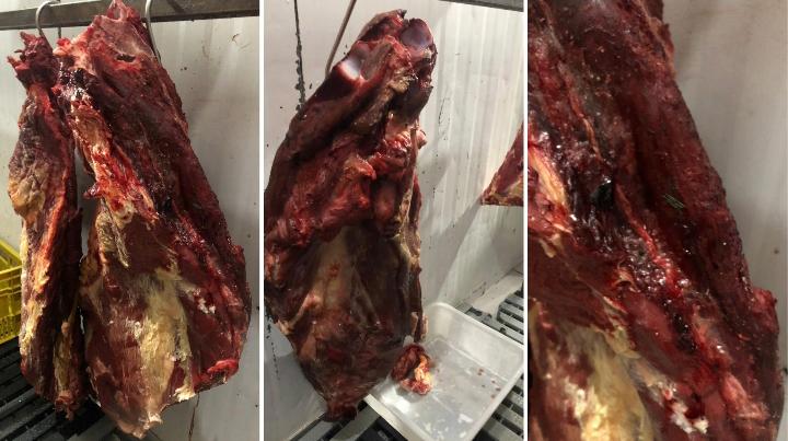 BM e fiscalização sanitária apreendem carne sem procedência em Vacaria