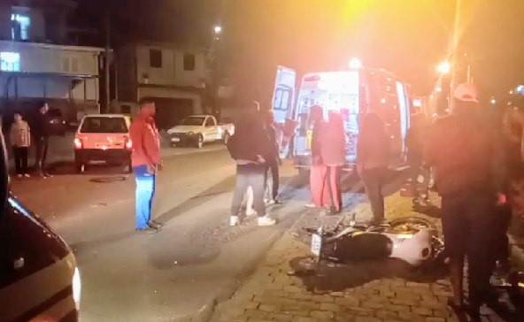 Condutor não habilitado se envolveu em acidente na noite desta segunda-feira