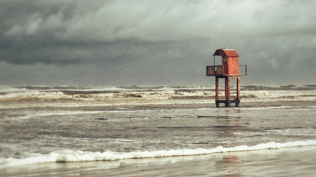 Muita chuva no litoral norte gaúcho