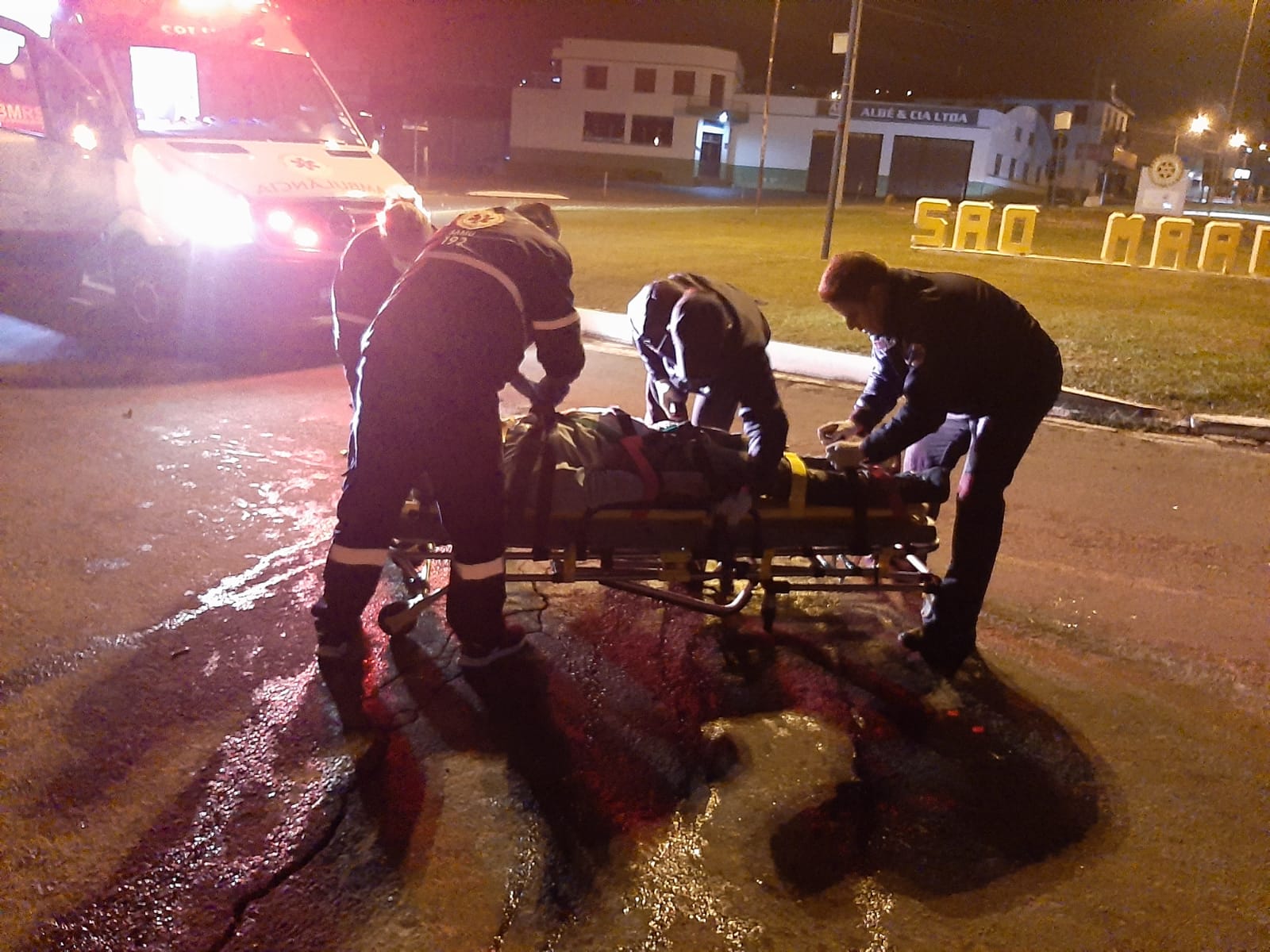 Colisão entre dois veículos resultou em uma morte esta madrugada em São Marcos