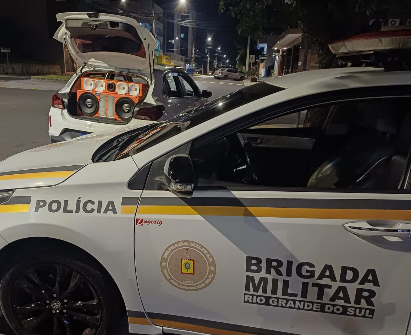 BM apreende veículo por perturbação do sossego em São Marcos