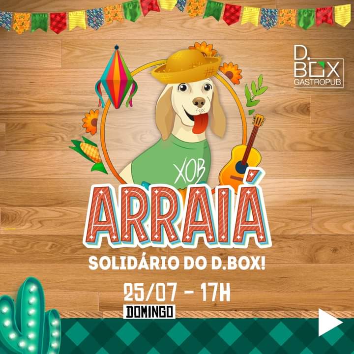 D.Box promove ‘arraiá solidário’ neste domingo (25)