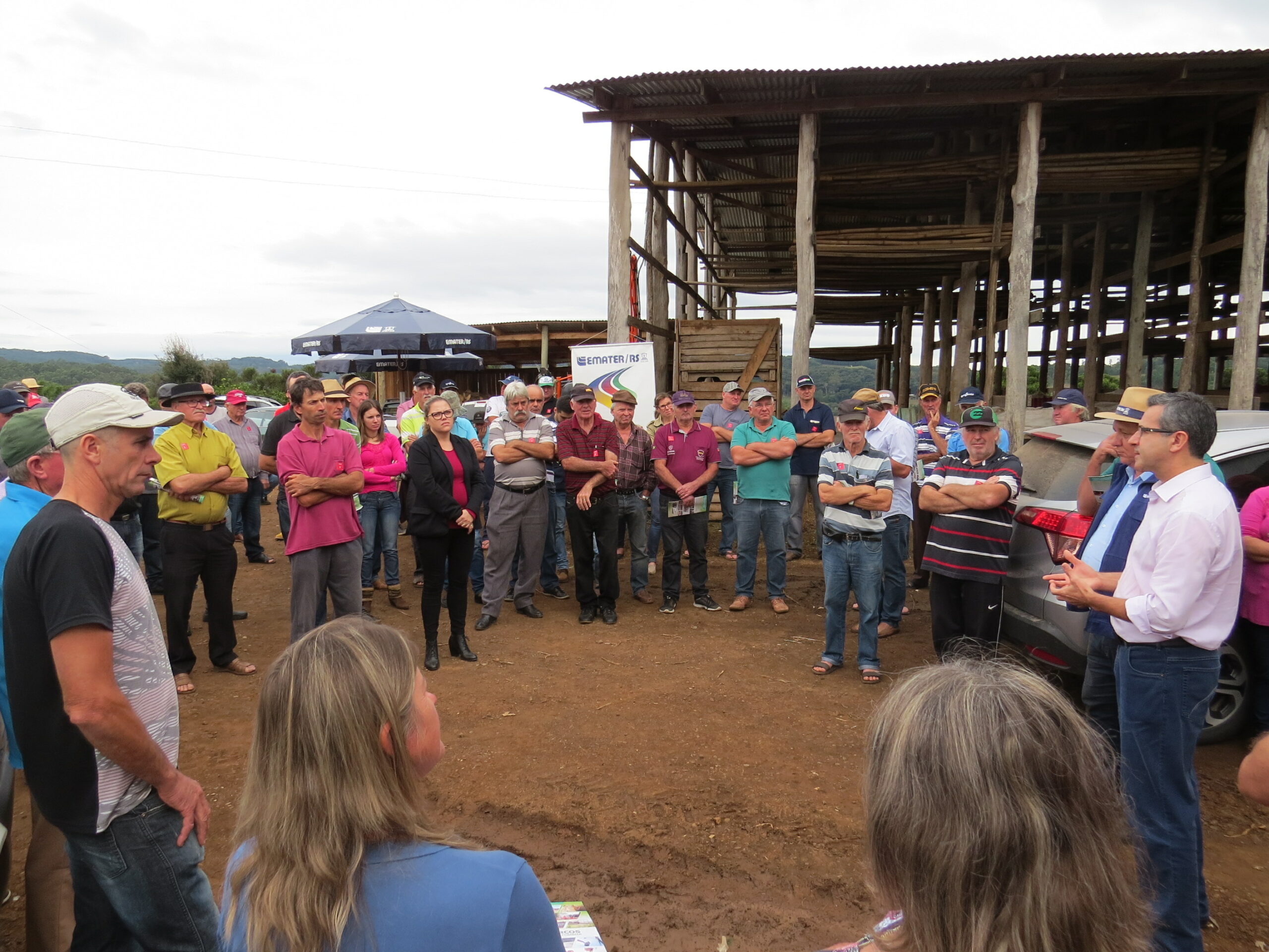 Presidente da Emater/RS participa de Dia de Campo em São Marcos