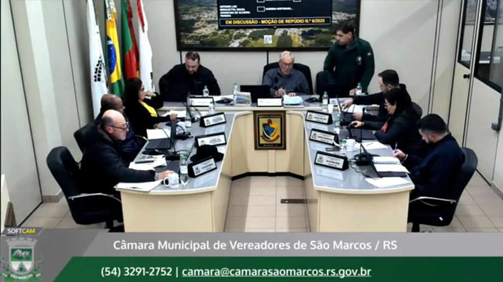 Sete a um: Câmara de São Marcos aprova Moção de Repúdio à 'PEC da Blindagem' com um voto contrário e debates acirrados
