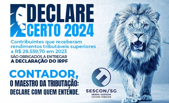 Sescon promove campanha para esclarecer dúvidas sobre Imposto de Renda Pessoa Física