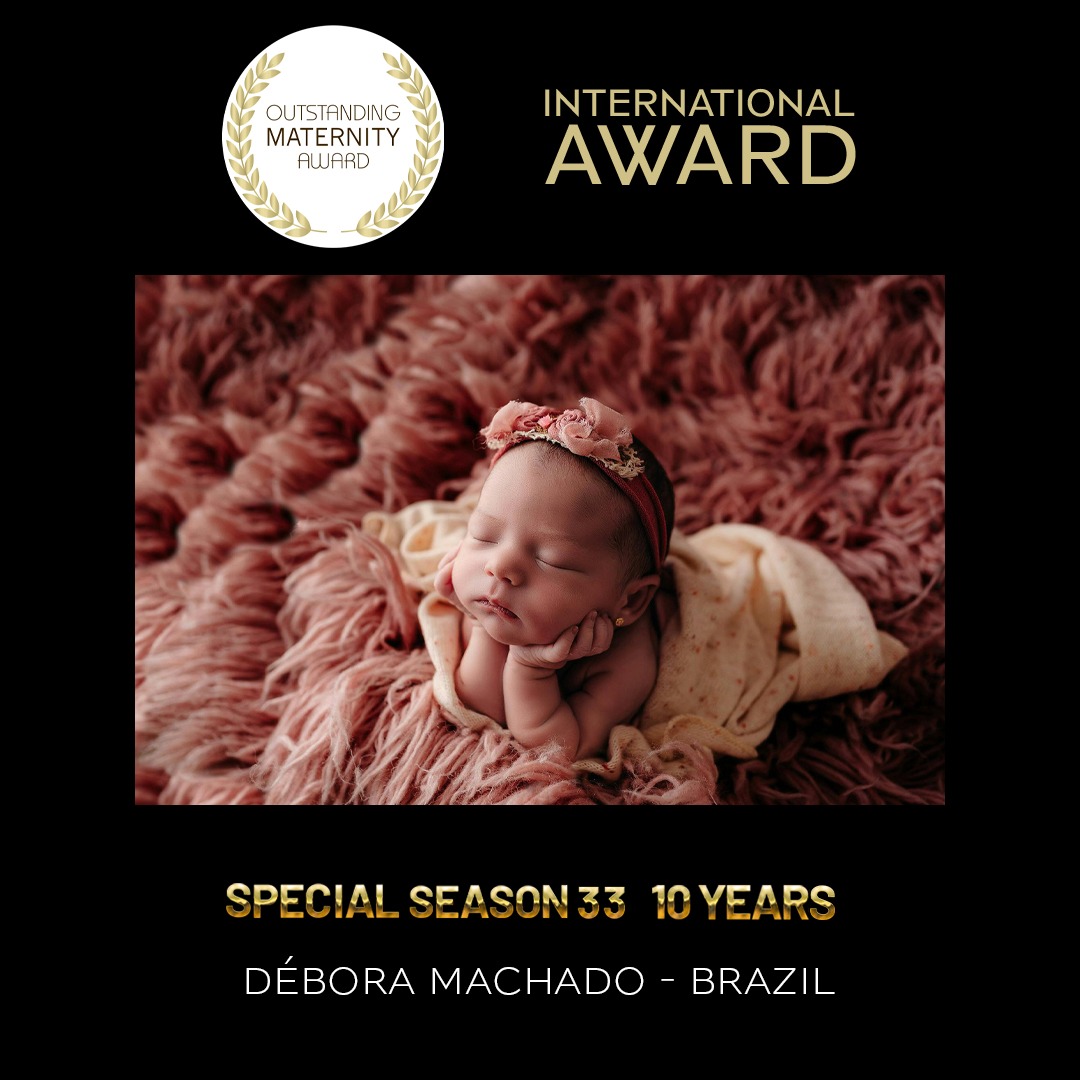Fotógrafa Débora Machado conquista prêmio internacional com ensaio newborn