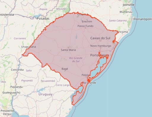 Defesa Civil emitiu alerta de temporais para todo o estado