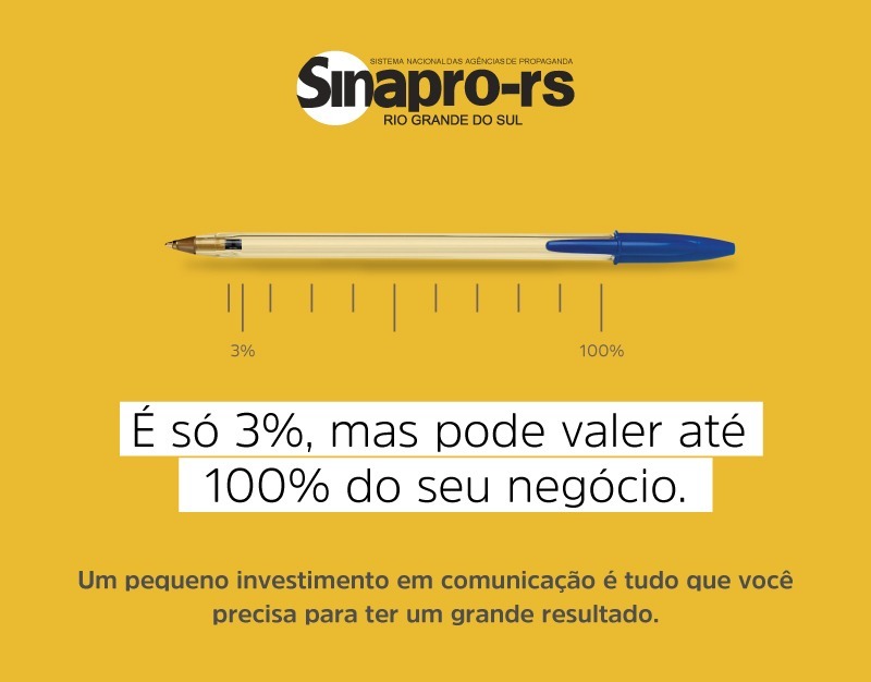 Campanha de estímulo ao investimento publicitário protagonizada pelo Sinapro-RS é lançada em todo Brasil