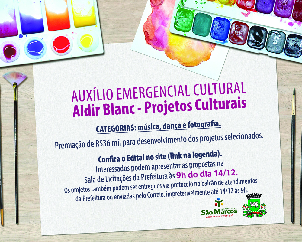 Aldir Blanc: edital de R$ 36 mil vai contemplar seis projetos