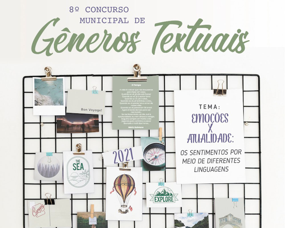 Inscrições para o 8ª Concurso de Gêneros Textuais iniciam hoje