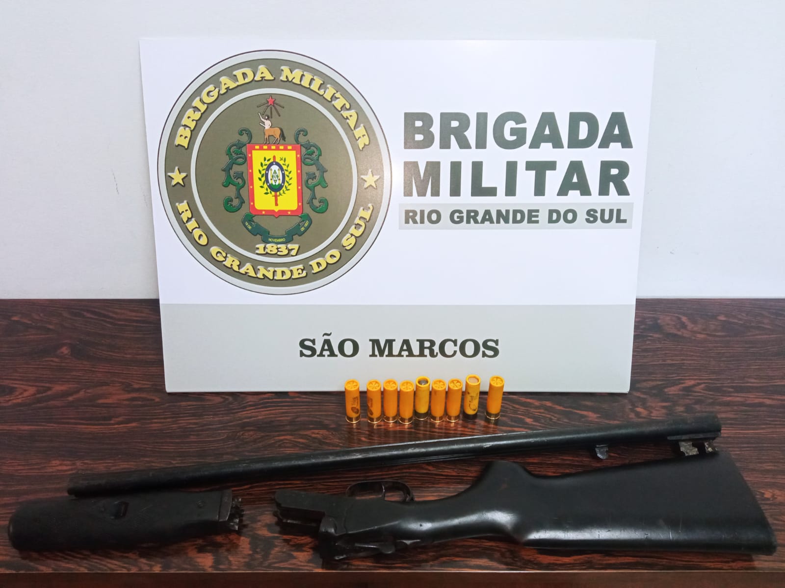 Homem foi preso após ameaçar a esposa em São Marcos