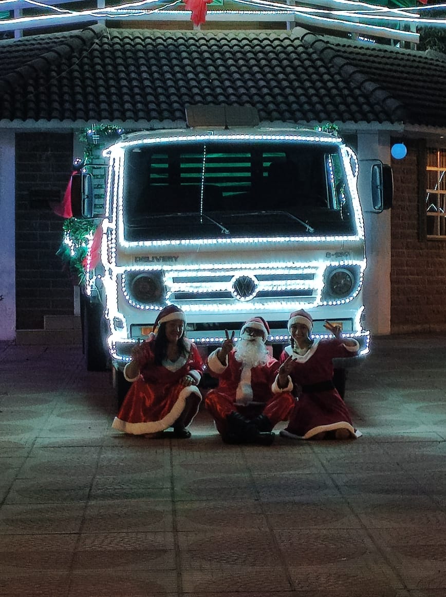 Papai Noel passa por Campestre e interior esta noite