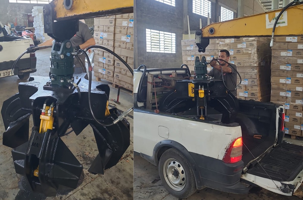 Prefeitura moderniza serviço de recolhimento de galhos com aquisição de garra sucateira