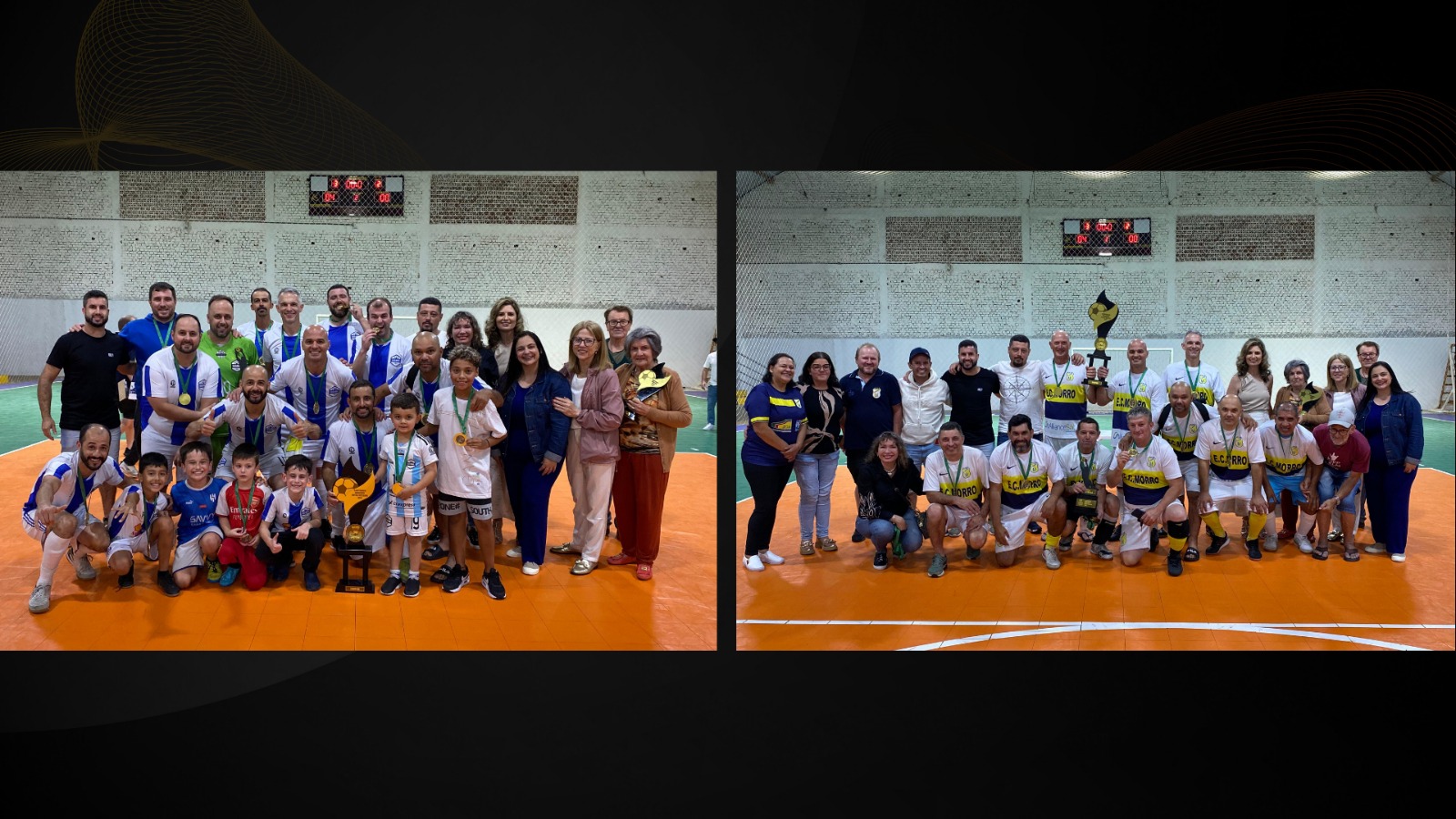 Futsal: E.C. Morro vence no Master e Gadanha F.C vence no Veteranos sagrando-se campeões municipais