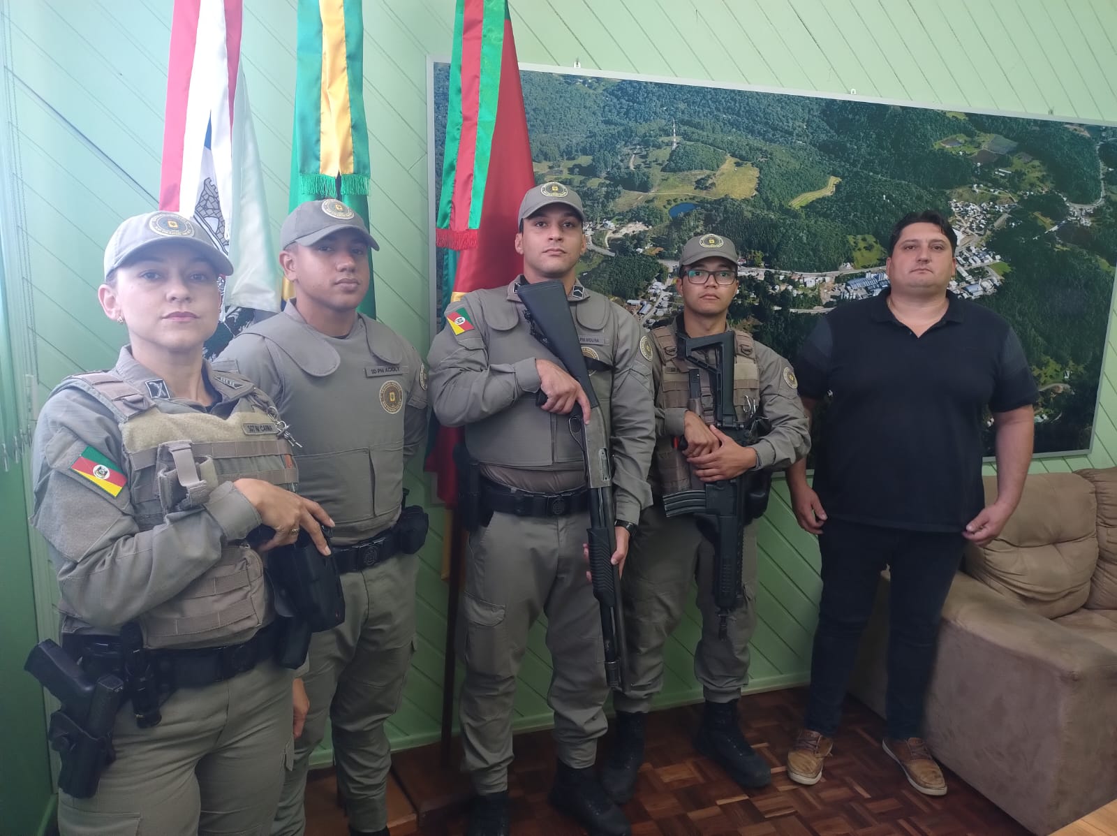 Campestre da Serra recebe reforço no efetivo da Brigada Militar