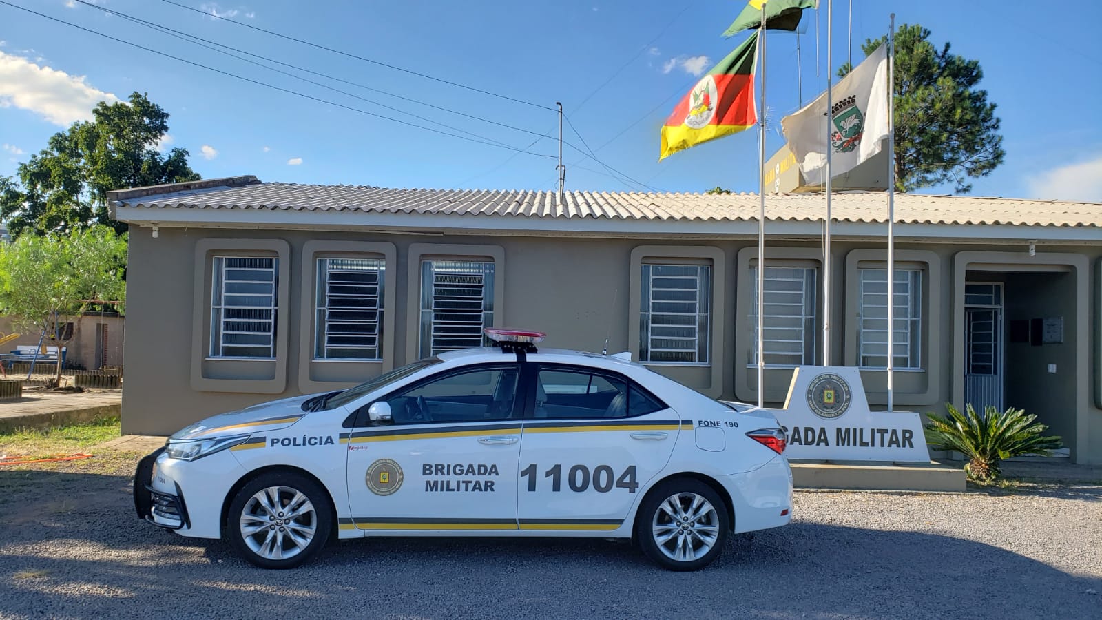 Brigada Militar de São Marcos ganha nova viatura