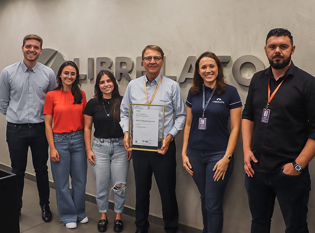 Librelato conquista certificado ISO 14001 de gestão ambiental