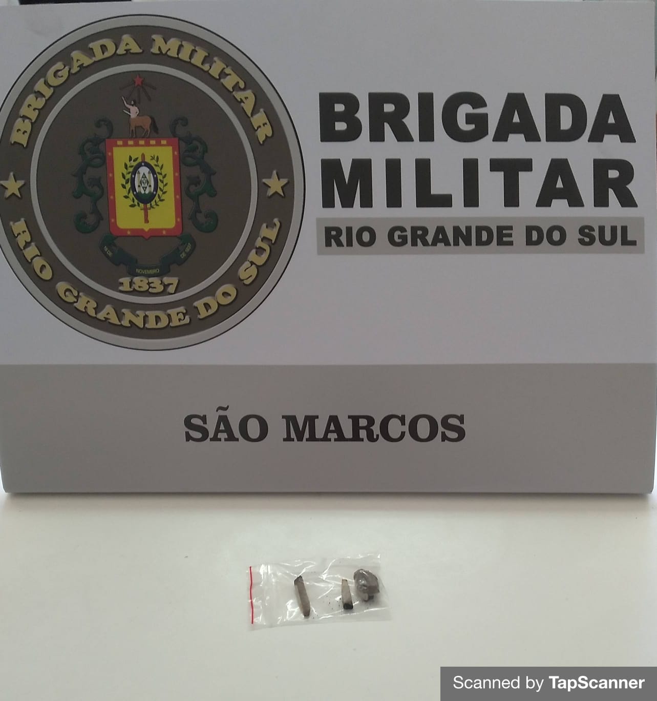 Brigada Militar registra ocorrência por posse de entorpecentes