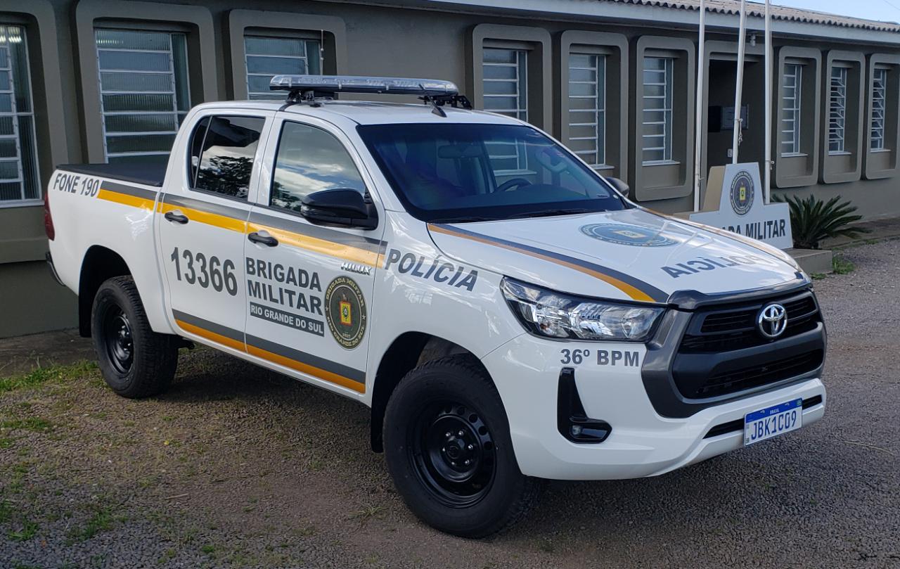 Brigada Militar de São Marcos recebeu nova viatura