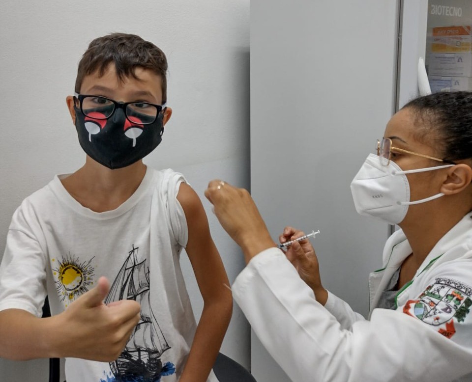 Campestre da Serra vacina crianças a partir dos 6 anos contra a Covid-19