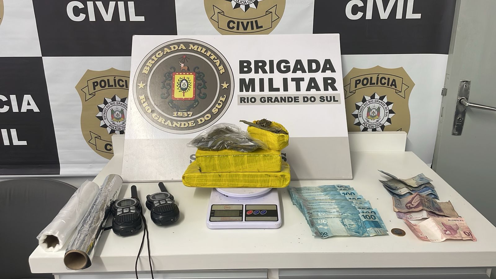 Ação conjunta resulta na prisão de dois suspeitos de tráfico de drogas em São Marcos