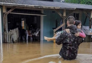 Governo federal anuncia R$ 741 milhões para cidades gaúchas afetadas por ciclone