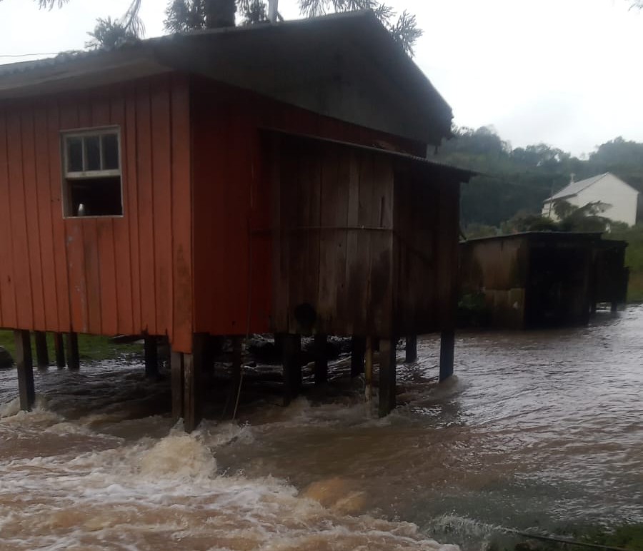 Em São Marcos, estradas do interior estão liberadas após chuvarada desta segunda