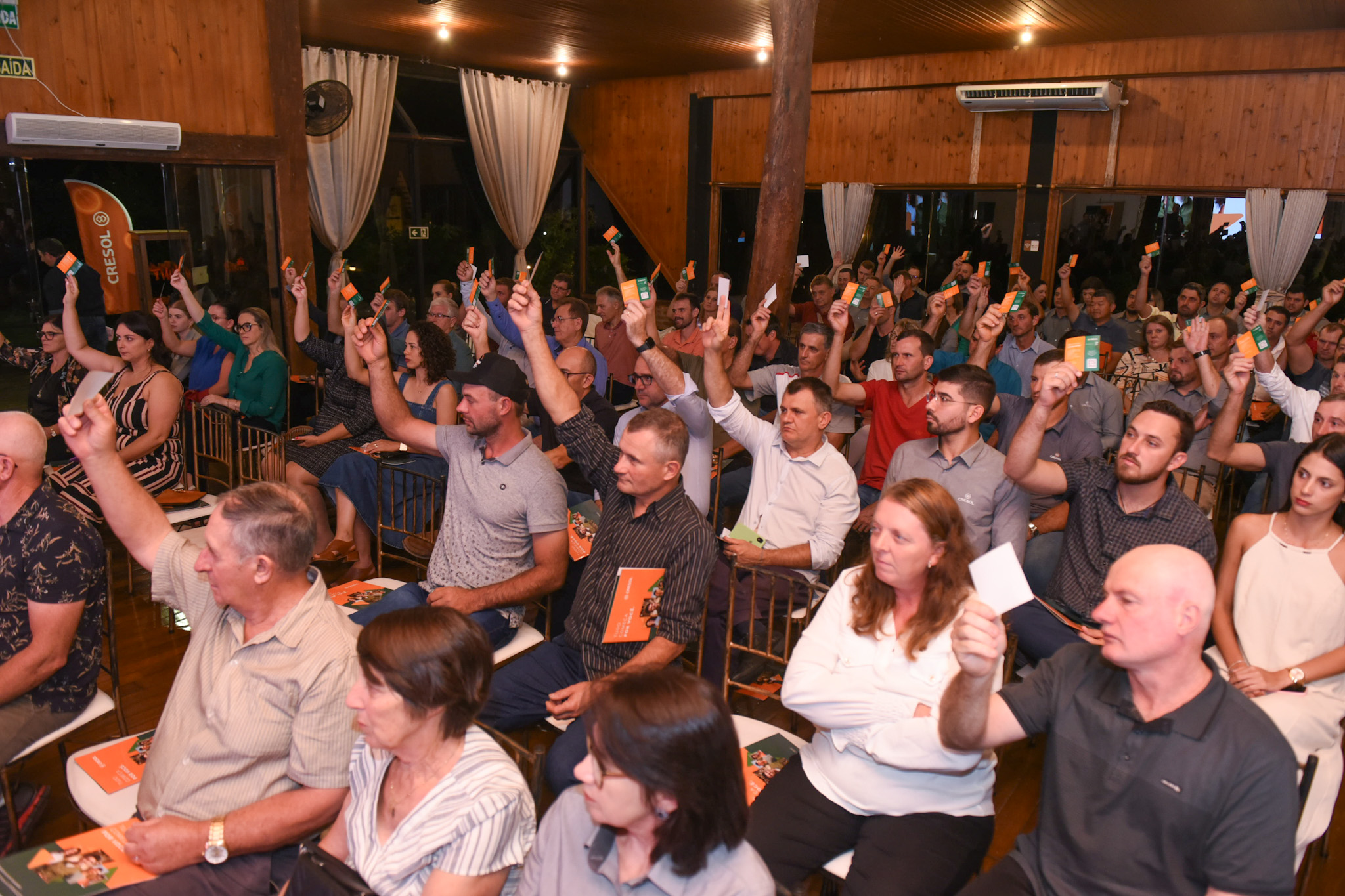 Cresol Centro-Sul realiza Assembleia Geral com sorteio da “Campanha Vem Junto Cooperar”